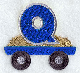 Tractor Letter Q - 4 1/4 Inch