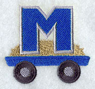 Tractor Letter M - 4 1/4 Inch