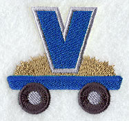 Tractor Letter V - 4 1/4 Inch