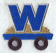 Tractor Letter W - 4 1/4 Inch