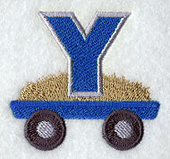 Tractor Letter Y - 4 1/4 Inch
