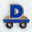 Tractor Letter D - 4 1/4 Inch