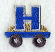 Tractor Letter H - 4 1/4 Inch