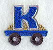 Tractor Letter K - 4 1/4 Inch