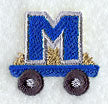 Tractor Letter M - 4 1/4 Inch