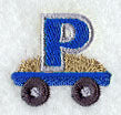 Tractor Letter P - 4 1/4 Inch