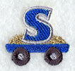 Tractor Letter S - 4 1/4 Inch