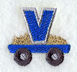 Tractor Letter V - 4 1/4 Inch