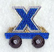 Tractor Letter X - 4 1/4 Inch