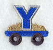 Tractor Letter Y - 4 1/4 Inch