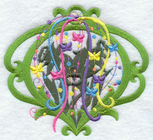 Spangled Daffodils Silhouette