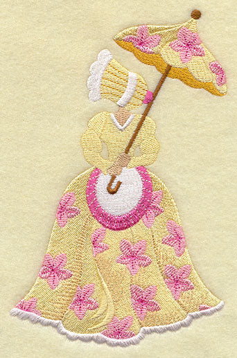 Umbrella Girl - Peach Blossoms