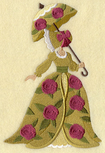 Umbrella Girl - Rose Blossoms