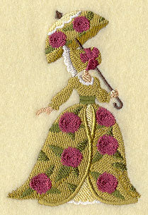 Umbrella Girl - Rose Blossoms