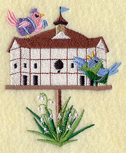 Globe Theater Birdhouse