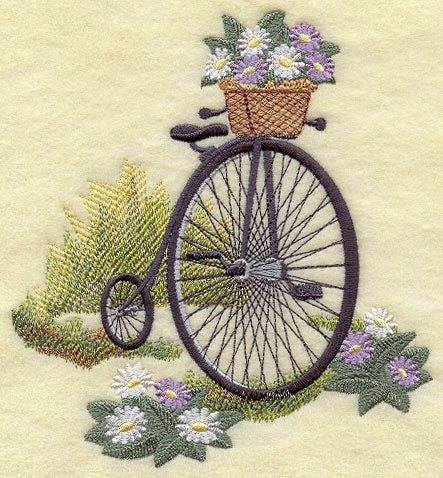 Penny-farthing with Flowers