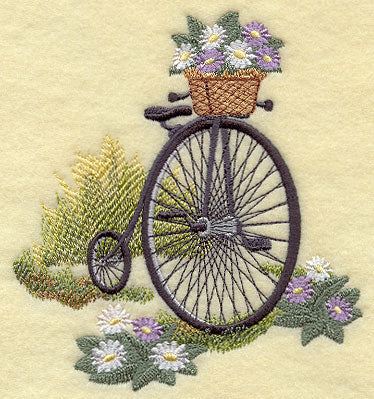 Penny-farthing with Flowers