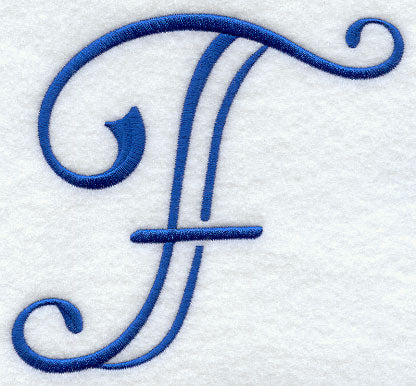Formal Affair Capital Letter F - 5 Inch