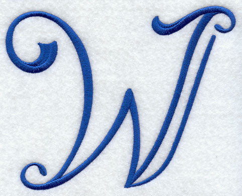 Formal Affair Capital Letter W - 5 Inch