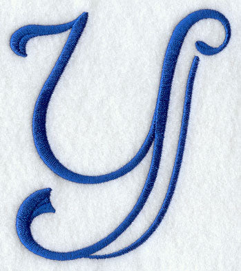 Formal Affair Capital Letter Y - 5 Inch