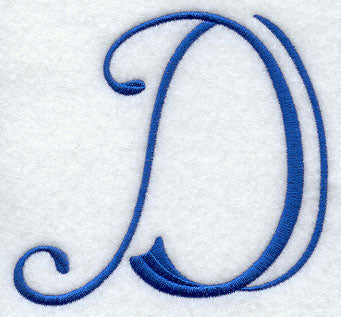Formal Affair Capital Letter D - 5 Inch