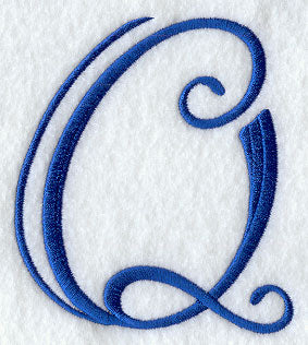 Formal Affair Capital Letter Q - 5 Inch