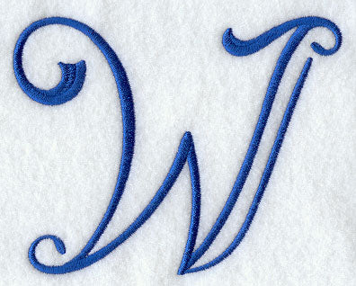 Formal Affair Capital Letter W - 5 Inch