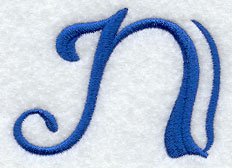 Formal Affair Lower Case n - 5 Inch