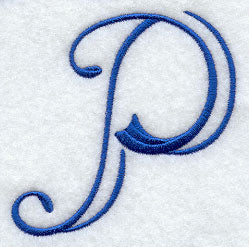 Formal Affair Capital Letter P - 5 Inch