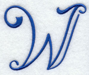 Formal Affair Capital Letter W - 5 Inch