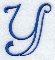 Formal Affair Capital Letter Y - 5 Inch