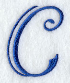 Formal Affair Capital Letter C - 5 Inch
