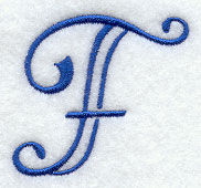 Formal Affair Capital Letter F - 5 Inch
