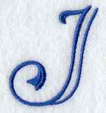 Formal Affair Capital Letter J - 5 Inch