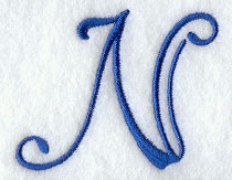 Formal Affair Capital Letter N - 5 Inch