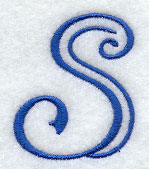 Formal Affair Capital Letter S - 5 Inch