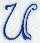 Formal Affair Capital Letter U - 5 Inch