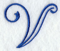 Formal Affair Capital Letter V - 5 Inch
