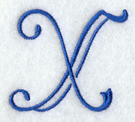 Formal Affair Capital Letter X - 5 Inch