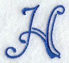 Formal Affair Capital Letter H - 5 Inch