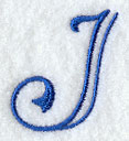 Formal Affair Capital Letter J - 5 Inch