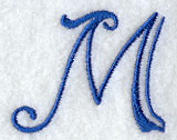 Formal Affair Capital Letter M - 5 Inch