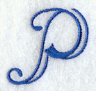 Formal Affair Capital Letter P - 5 Inch