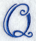 Formal Affair Capital Letter Q - 5 Inch