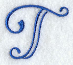 Formal Affair Capital Letter T - 5 Inch