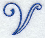 Formal Affair Capital Letter V - 5 Inch
