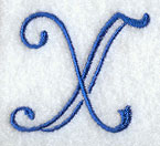 Formal Affair Capital Letter X - 5 Inch