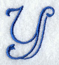 Formal Affair Capital Letter Y - 5 Inch