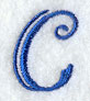 Formal Affair Capital Letter C - 5 Inch