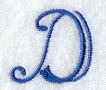 Formal Affair Capital Letter D - 5 Inch